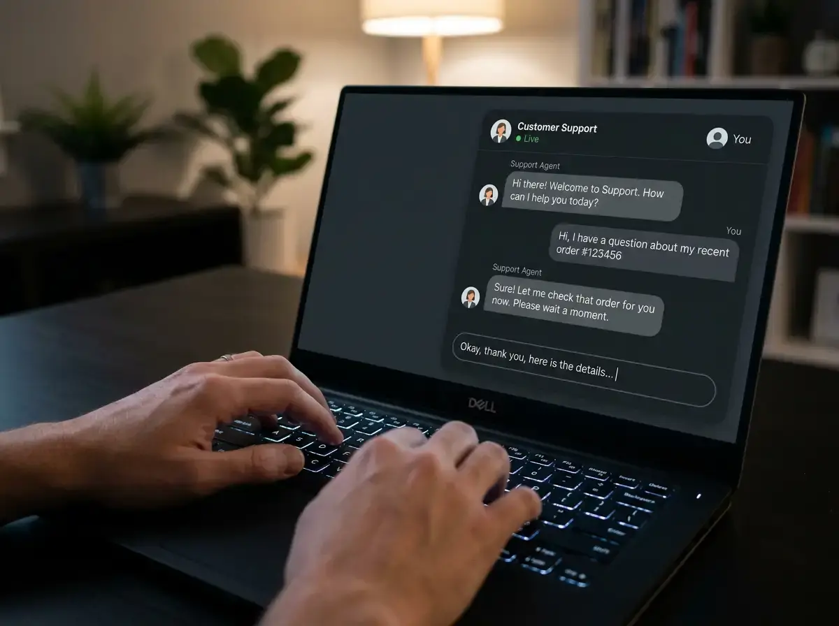 Live support chat resolving a delayed PayID casino deposit
