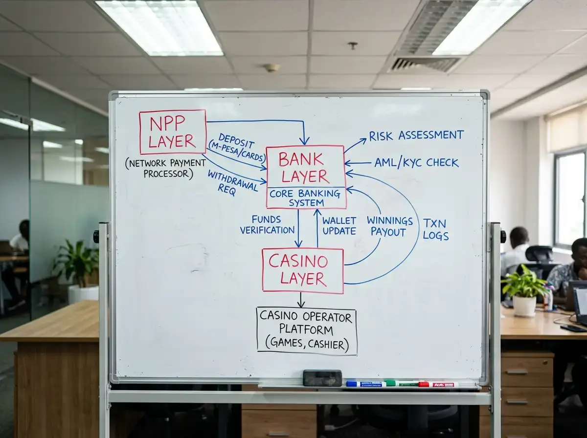 NPP infrastructure limit diagram for real-time payment processing