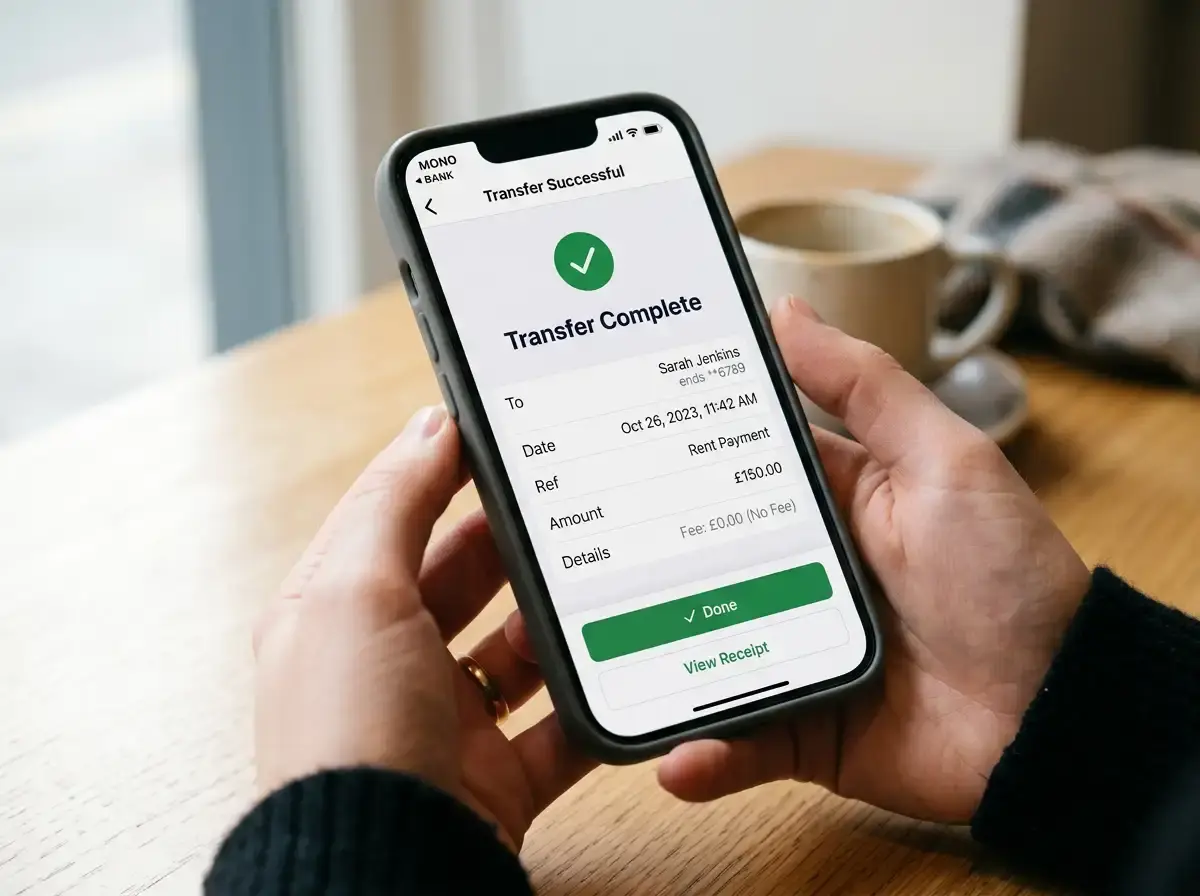 PayID zero-fee casino deposit confirmation on banking app