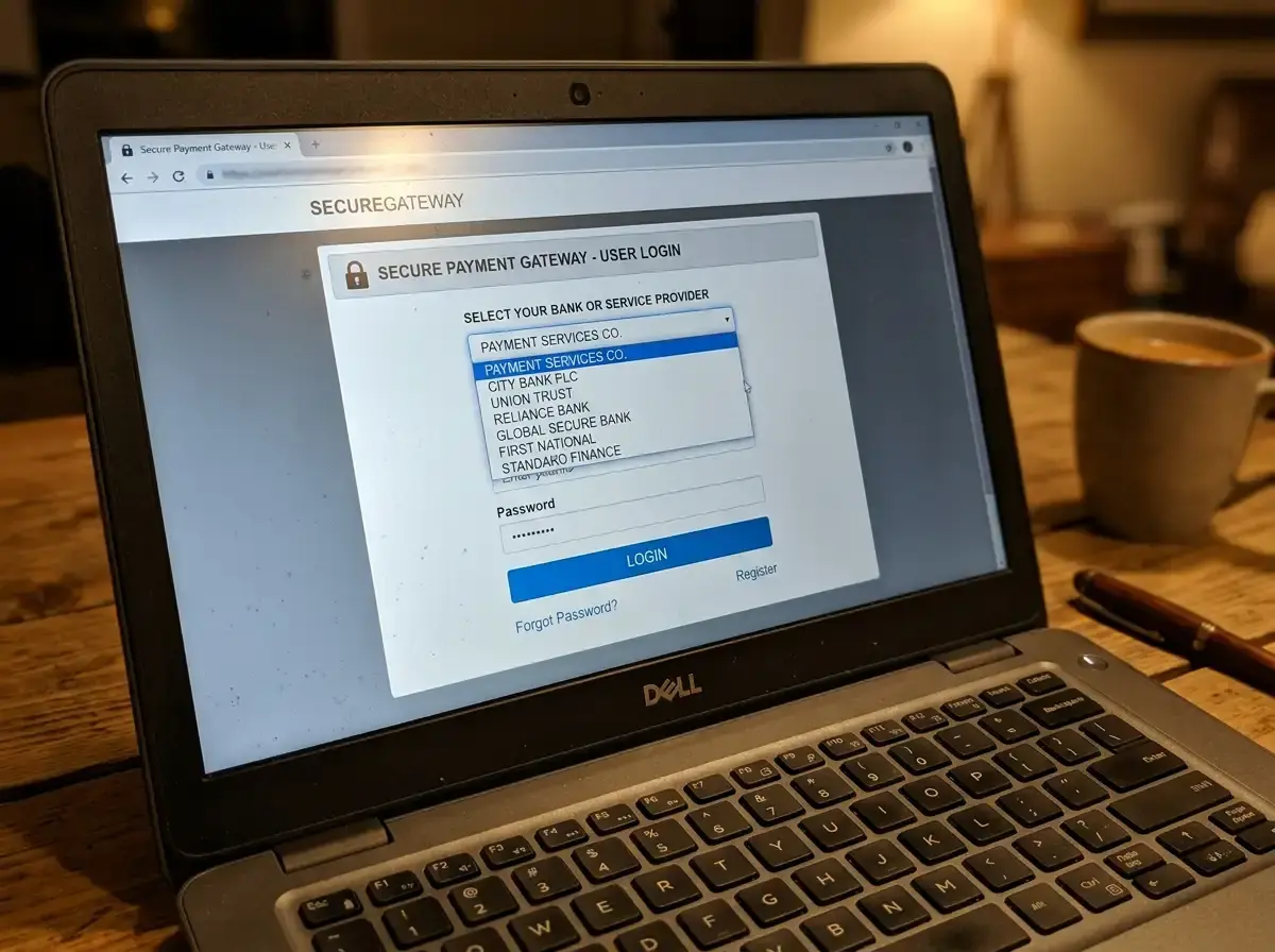 POLi screen-scraping gateway login process for casino deposits