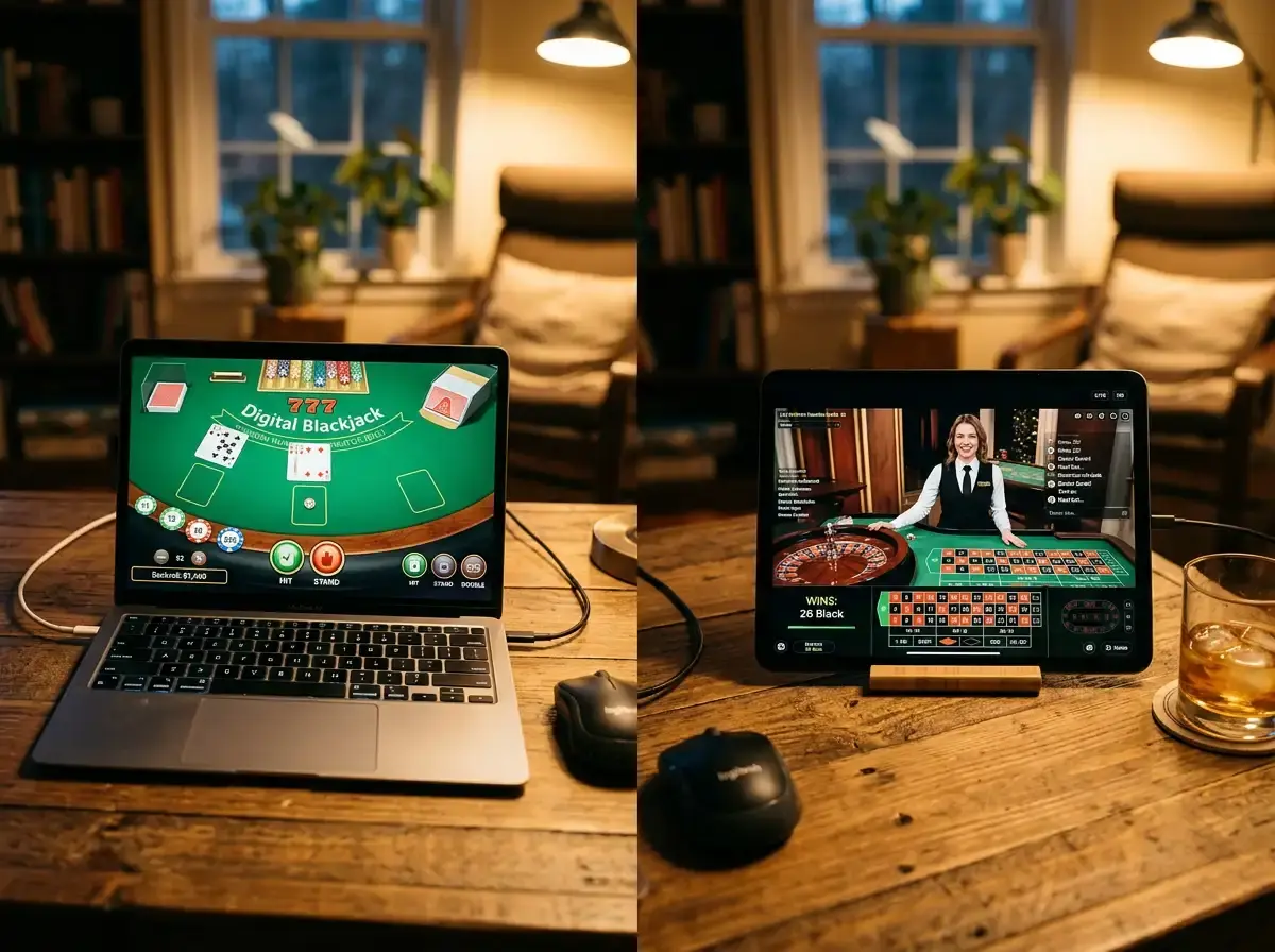 Differences between RNG table games and live dealer at PayID casinos